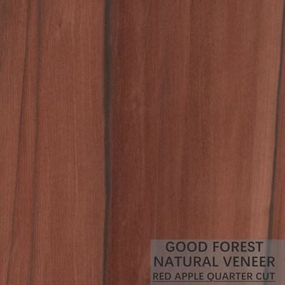 Il quarto verticale del grano Apple dell'impiallacciatura naturale di legno dell'OEM ha tagliato l'impiallacciatura