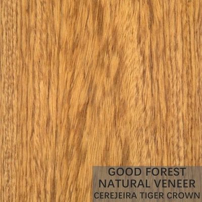 Grano di legno naturale dell'impiallacciatura di Cerejeira Wenge specialmente per la decorazione dell'hotel