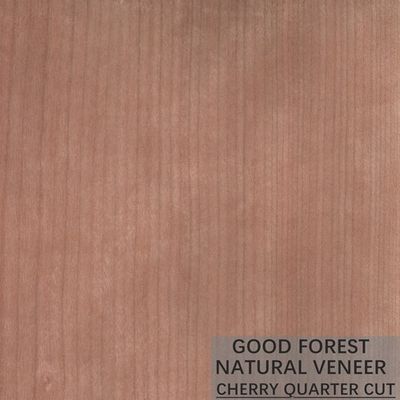 Colore naturale di Cherry Veneer Quarter Cut Smoked della decorazione popolare