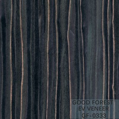 Il legno costruito impiallaccia Ebony Wood Veneer 0.15-0.55 millimetri di spessore