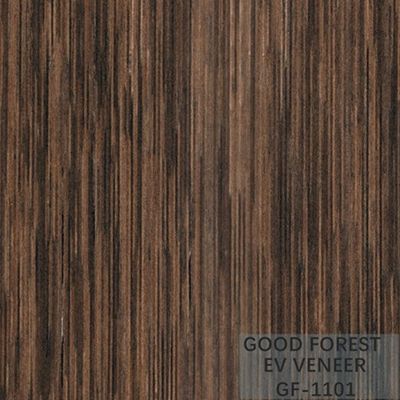Il legno costruito impiallaccia il pollo Wing Wood Veneer 2500*640 millimetro di Wenge