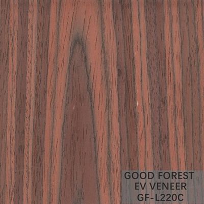 Dimensione rossa costruita di Santos Rose Wood 2500*640 millimetro dell'impiallacciatura di legno