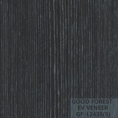 EV ha ricostituito i fogli da impiallacciatura FSC del grano di Ebony Veneer Silver Glitter Wood