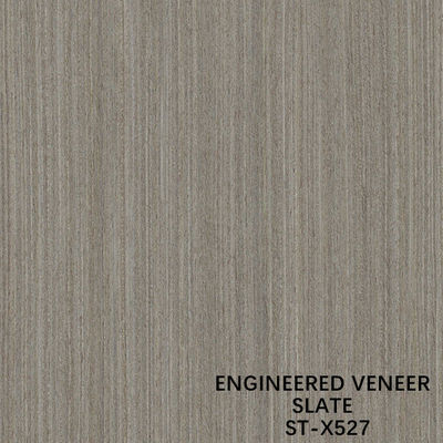Porte interne scure ricomposte operate della noce X527 Grey Fineline Straight Grain For dell'impiallacciatura di legno dell'ardesia di buona qualità