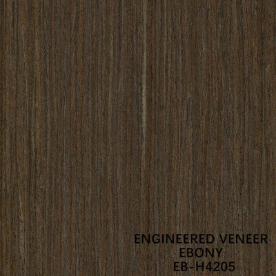 Impiallacciatura decorativa in legno di ebano Rovere nero H4205 Taglio dritto per la parte posteriore del mobile