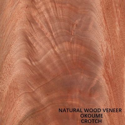 Il legno naturale di Okoume impiallaccia specialmente il servizio della partita di slittamento del grano della biforcazione per la decorazione dell'hotel