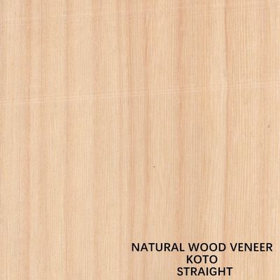 L'Africa che il quarto naturale dell'impiallacciatura di legno del koto ha tagliato la buona qualità del grano diritto per il processo di tintura può essere personalizzata