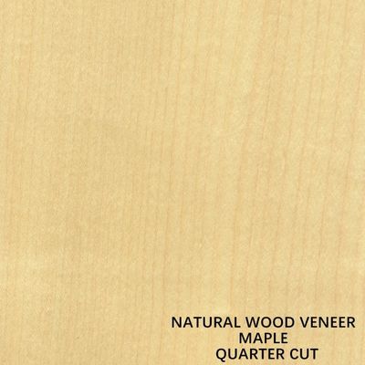 Il quarto naturale americano dell'impiallacciatura di legno dell'acero ha tagliato la buona qualità di spessore 0.5mm per mobilia e lo strumento musicale