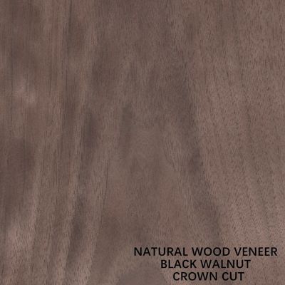 Il legno naturale americano della noce impiallaccia la corona tagliata piana ha tagliato il grano per mobilia di alta classe che fa il produttore del Fsc Cina
