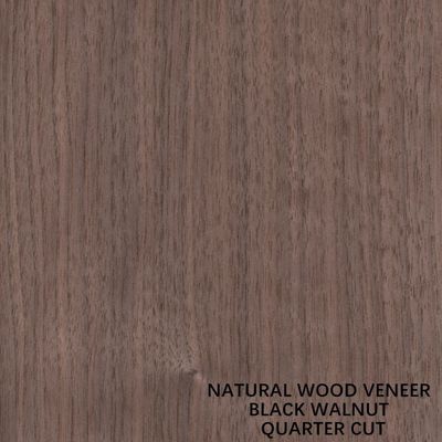 Il quarto naturale americano dell'impiallacciatura di legno della noce ha tagliato il grano diritto per mobilia di alta classe che fa il produttore del Fsc Cina