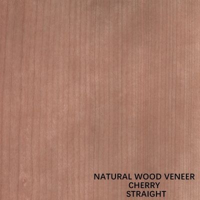 Grano diritto naturale americano di Cherry Wood Veneer Quarter Cut della pelle della porta