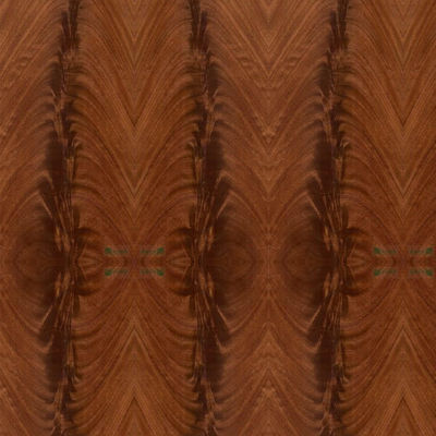 Decorazione dell'hotel Impiallacciatura in legno di mogano naturale Un normale Grano del cavallo Fatto dall'uomo