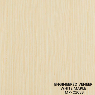 Legno ricomposto di lusso Veneer bianco acero 168S grano retto per interni auto