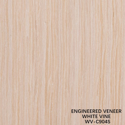Veneer di legno ingegneristico 904S/905S Veneer a grano retto Vigneto bianco E0/E1 Grado 2050-3200mm Per compensato di lusso