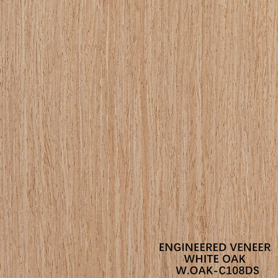 Legno ricomposto di lusso, lamiere di rivestimento, bianco 108DS allungato 2500-3100 mm per la decorazione