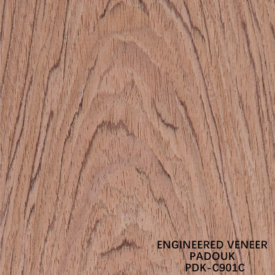Legno ricostituito Veneer Rose Legno Crown Cut Colore rosso Lunghezza 2200-3100mm Per Per Porte Interni Cina Fabbrica