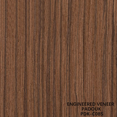 Fancy ingegneria legno rivestimento di Quandong spessore 0,18-0,6 mm per la decorazione dell'hotel può essere personalizzato