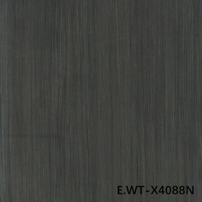Finitura di legno ingegnerizzata di alta qualità Noce europea E.WT-X4088N Quarter Cut Straight Dark Brown Grade E0 per fabbrica di armadi