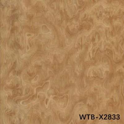 Legno ricomposto Veneer Walnut Burl WTB-X2833 Spessore 0,45 mm Personalizzato per la decorazione dell'hotel