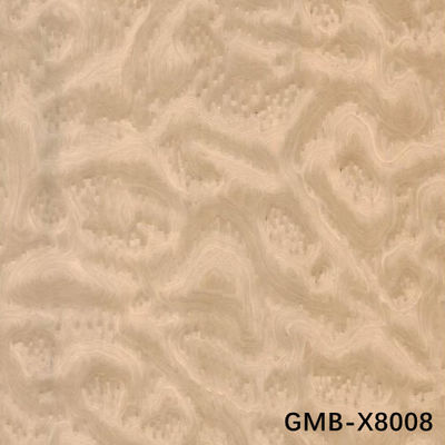 Legno artigianale Veneer d'oro Acero Burl 640-1280mm G.MB-X8008 Fleeced Back For Car Interior