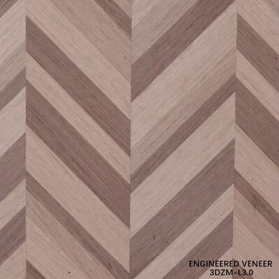 Impiallacciatura ingegnerizzata 3D - Ecologica, Basso contenuto di formaldeide 2500*640mm per decorazione d'interni 3DZM-L3.0