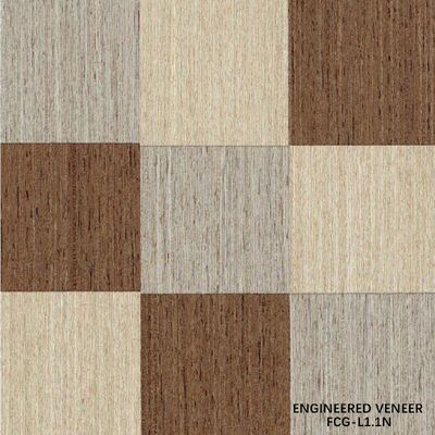 Commercial Wholesale FCG-L1.1N Special-Shaped Engineered Wood Veneer, Bulk Irregular Wood Veneer per progetti di ingegneria e decorazione